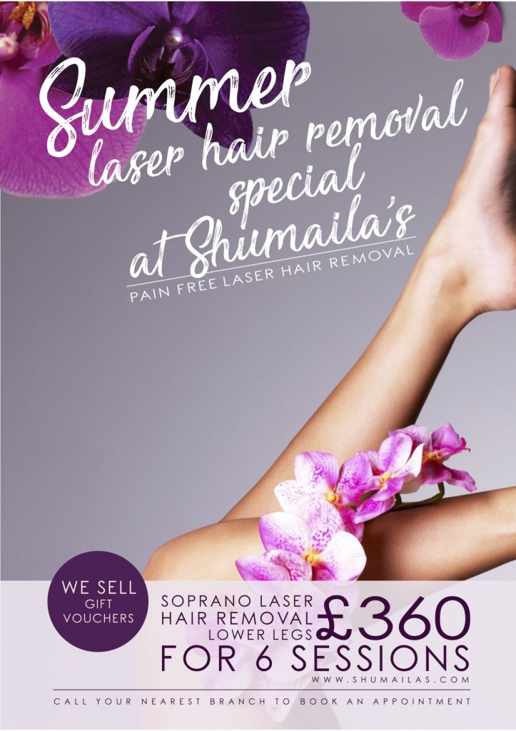 Summer laser hair removal special2