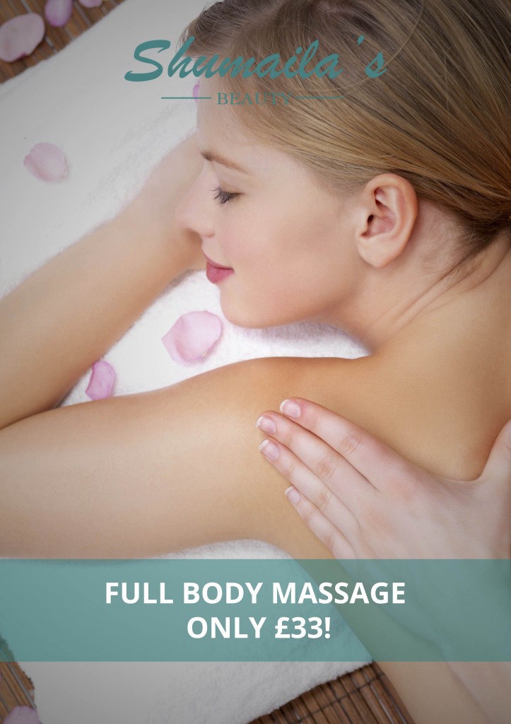 Full body massage offer