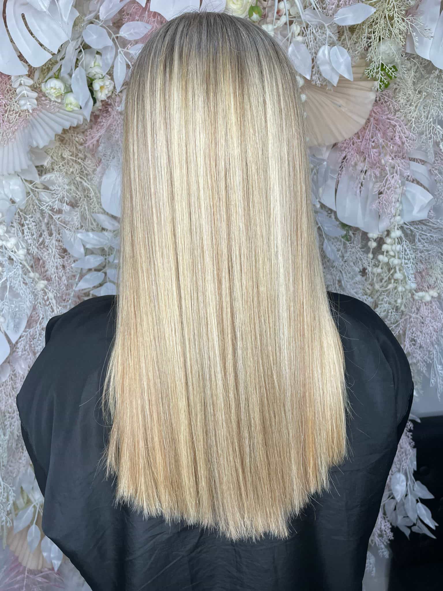 hair after highlights